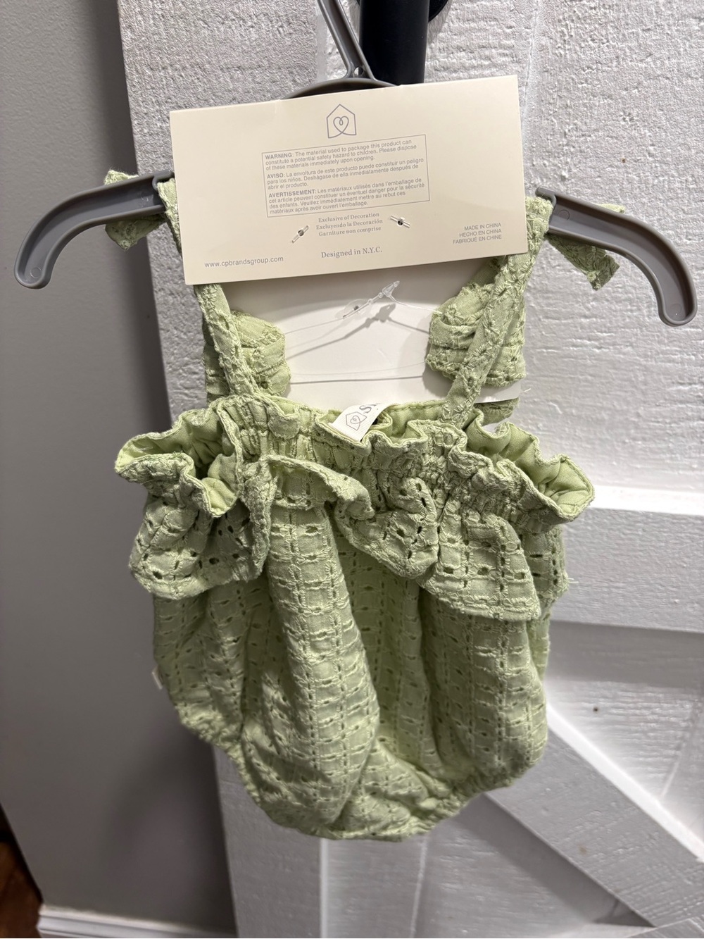 Baby Romper with matching headband - Picture 2 of 4